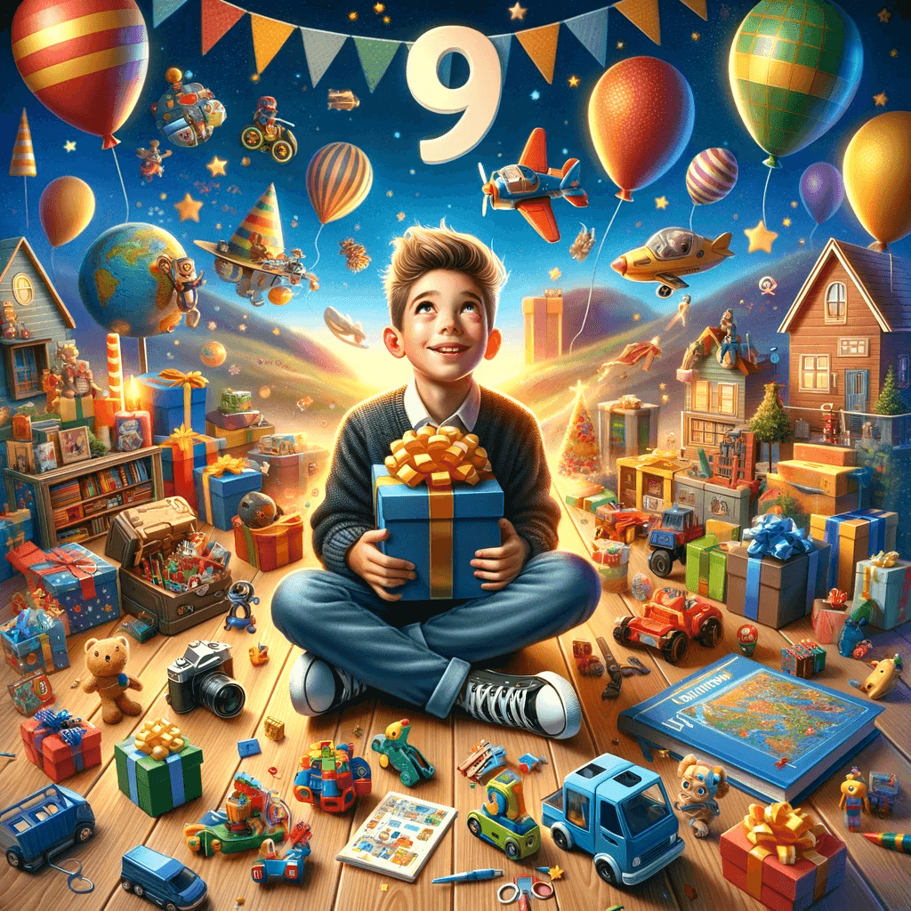 Lahja 9 vuotiaalle pojalle