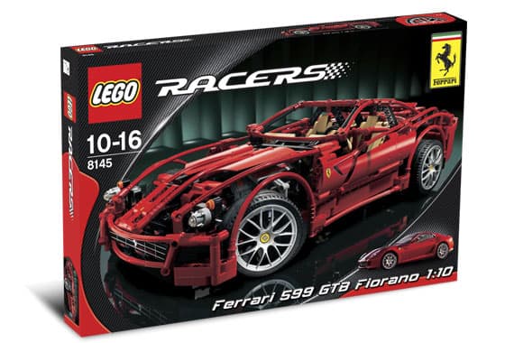 LEGO Racers 8145 Ferrari 599 GTB Fiorano 1:10 - Käytetty