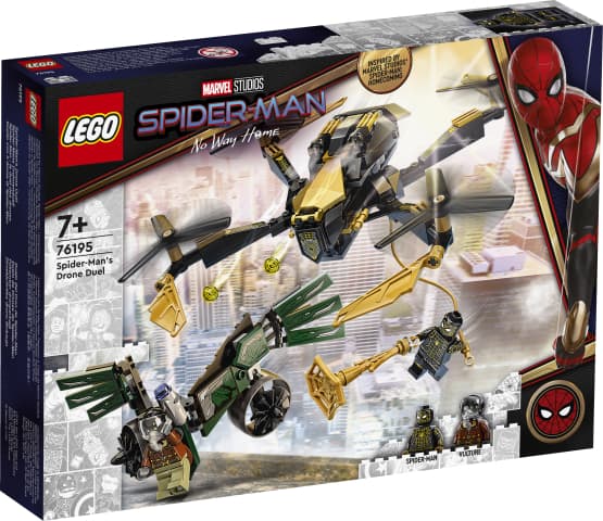 LEGO Super Heroes 76195 Spider-Man ja Dronekopterien Kaksintaistelu