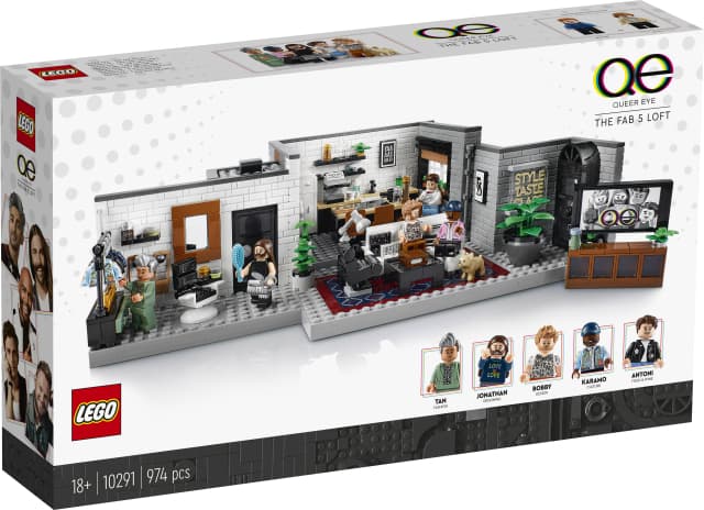 LEGO 10291 Queer Eye - Fab Fiven Loft Asunto