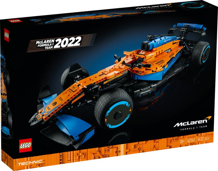 LEGO Technic 42141 McLaren Formula 1 - Kilpa-auto - Käytetty