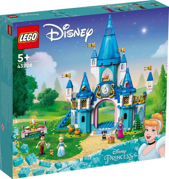 LEGO Disney Princess 43206 Tuhkimon ja Prinssi Uljaan Linna