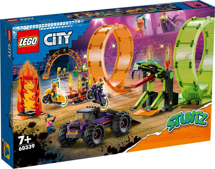LEGO City 60339 Kahden Silmukan Stunttishow'n Areena