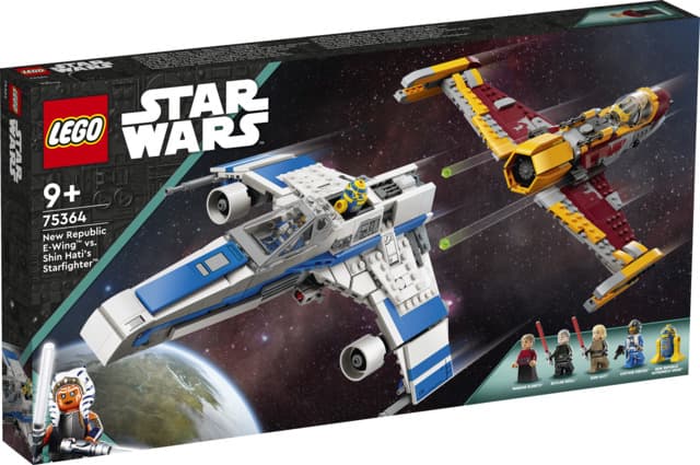 LEGO Star Wars 75364 Uuden Tasavallan E-wing vs. Shin Hatin Tähtihävittäjä