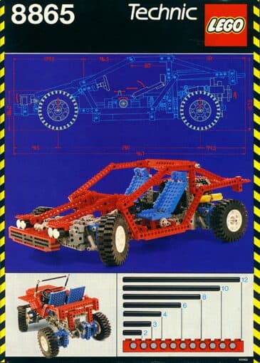 LEGO Technic 8865 Testiauto - Käytetty