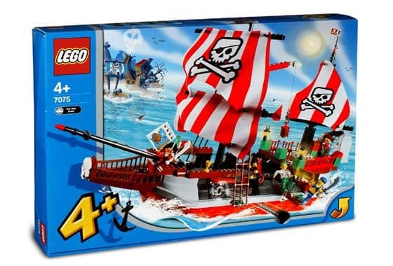 LEGO 7075 Captain Redbeard's Pirate Ship - Käytetty