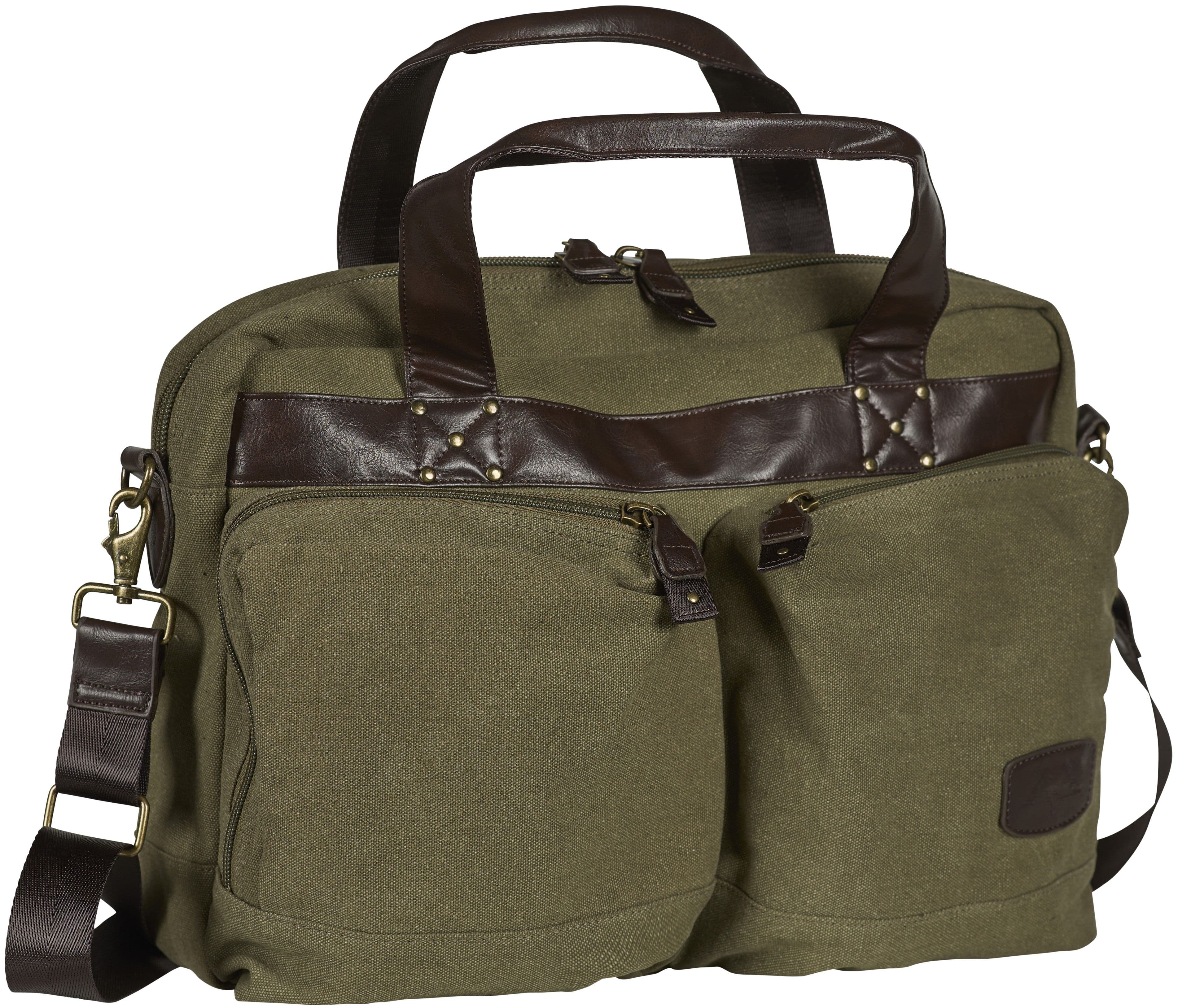 Swedteam Crest Briefcase Bag tietokonelaukku, Ivy Green