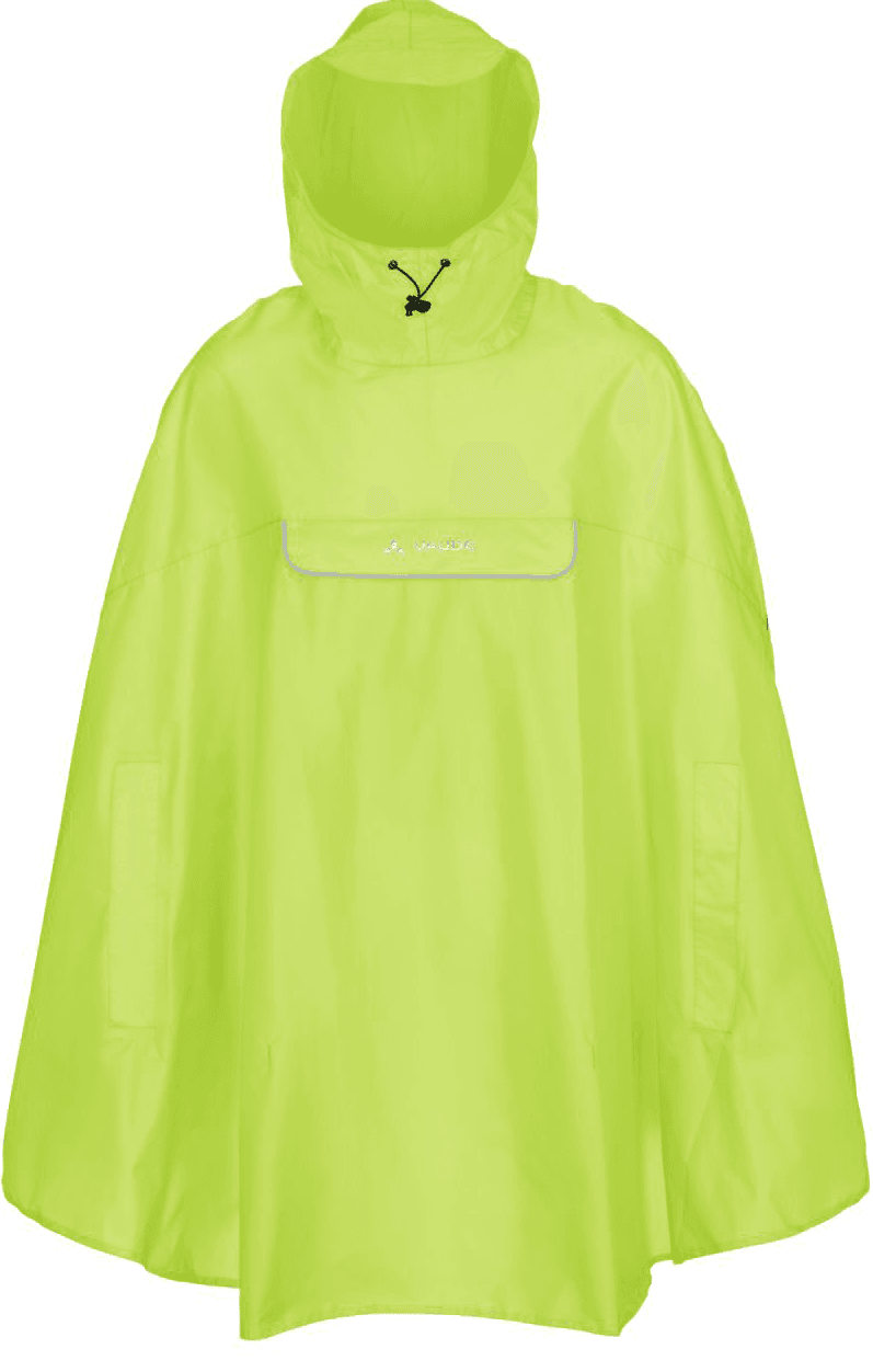 Vaude Valdipino Poncho sadeviitta, Unisex, lime