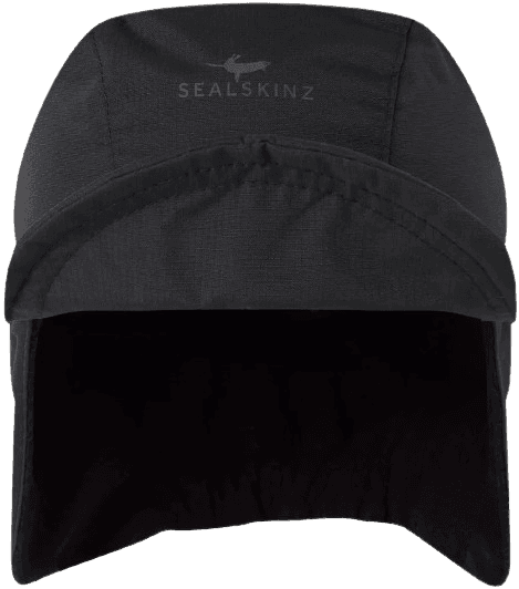 Sealskinz Kirstead Waterproof lippalakki korvaläpillä, musta
