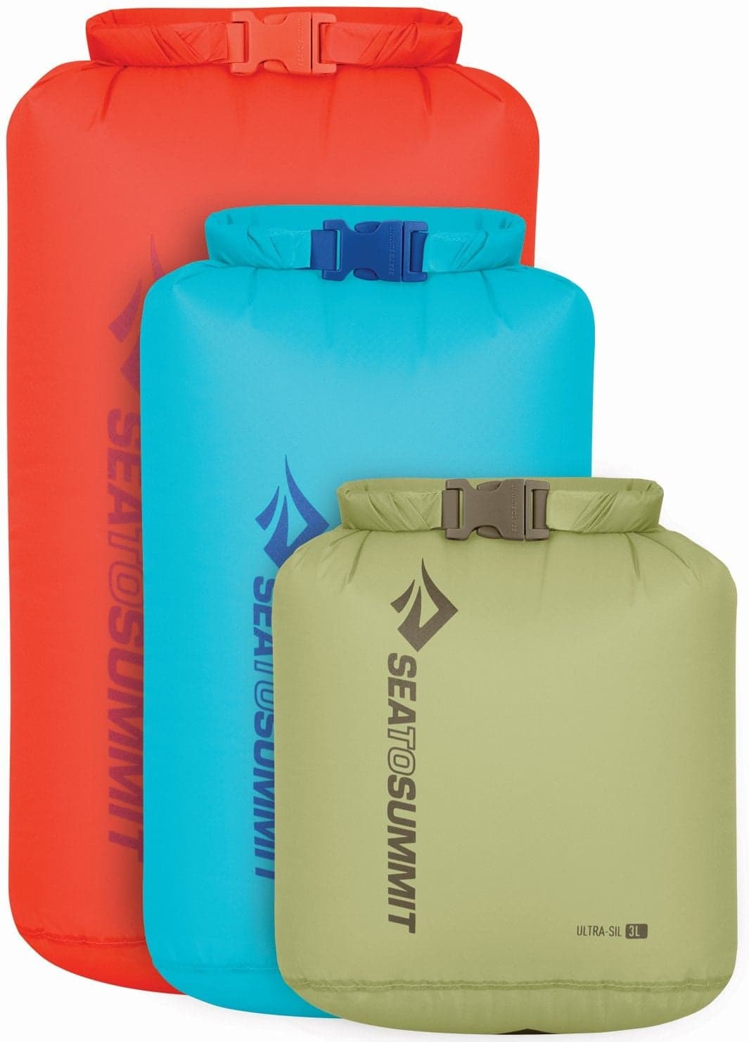 Sea to Summit Eco Ultrasil Drybag Set kuivapussisarja, 3kpl