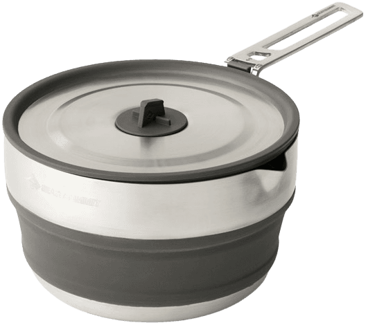 Sea to Summit Detour Stainless Steel Collapsible Pouring Pot kattila, 1.8L