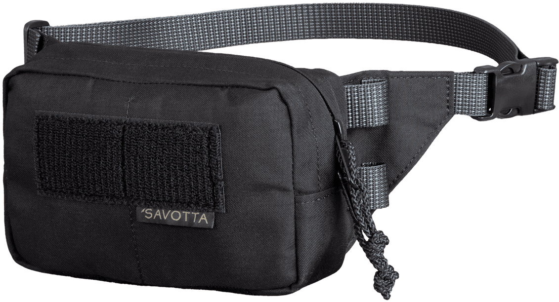 Savotta Kukkaro Hip Pack vyölaukku, Black