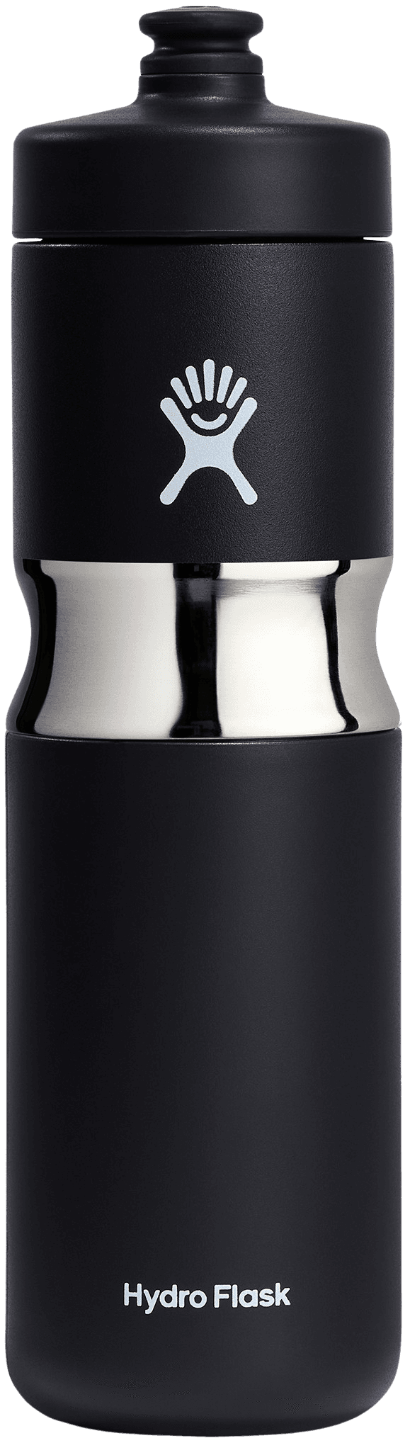 Hydro Flask Wide Insulated Sport Bottle juomapullo, 591ml, musta