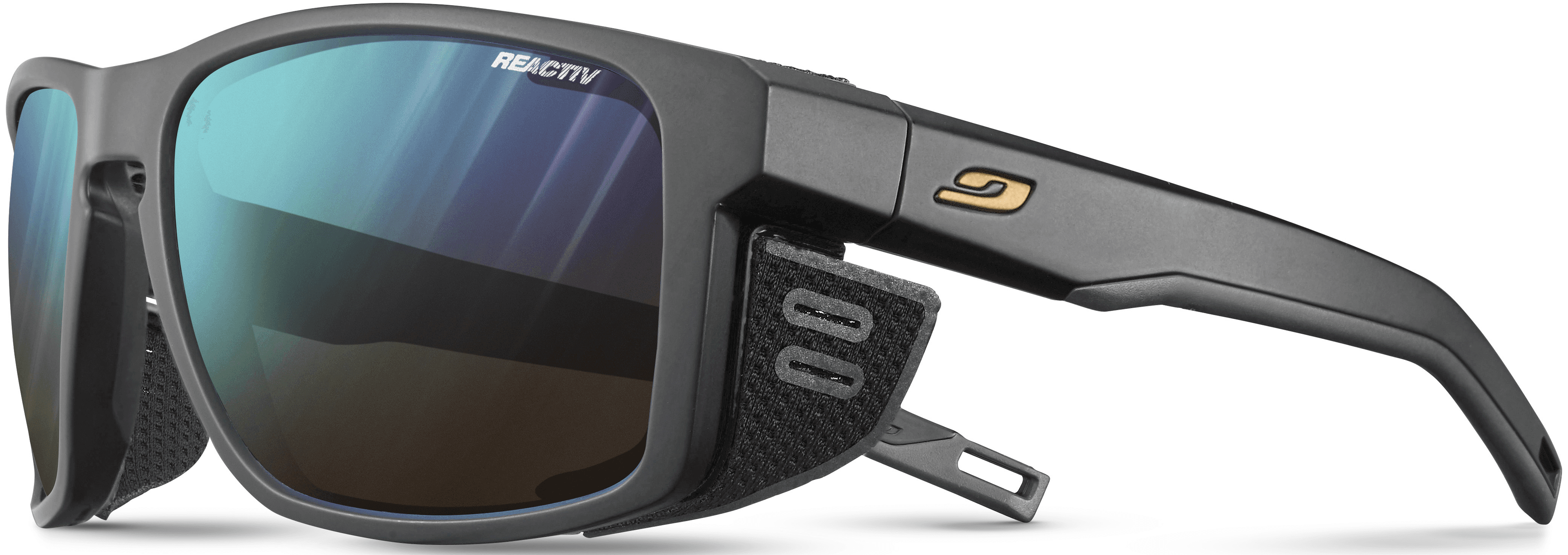 Julbo Shield Reactiv 2-4 aurinkolasit, Matt Black / Black
