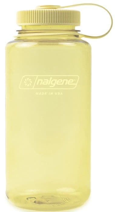 Nalgene Bottle 1L Wide Mouth Sustain Butter