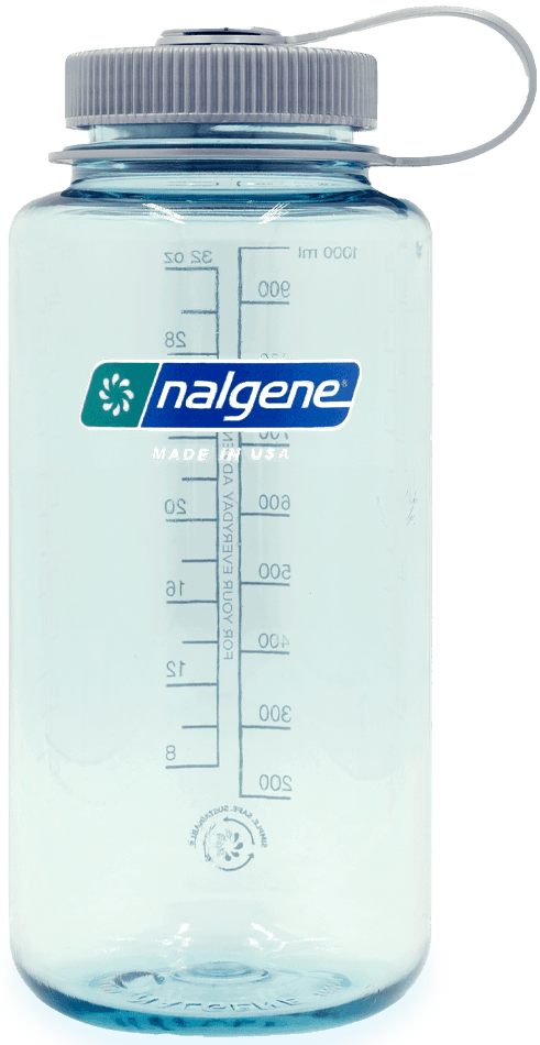 Nalgene ympäristöystävällinen pullo, 1 L, vaaleanturkoosi