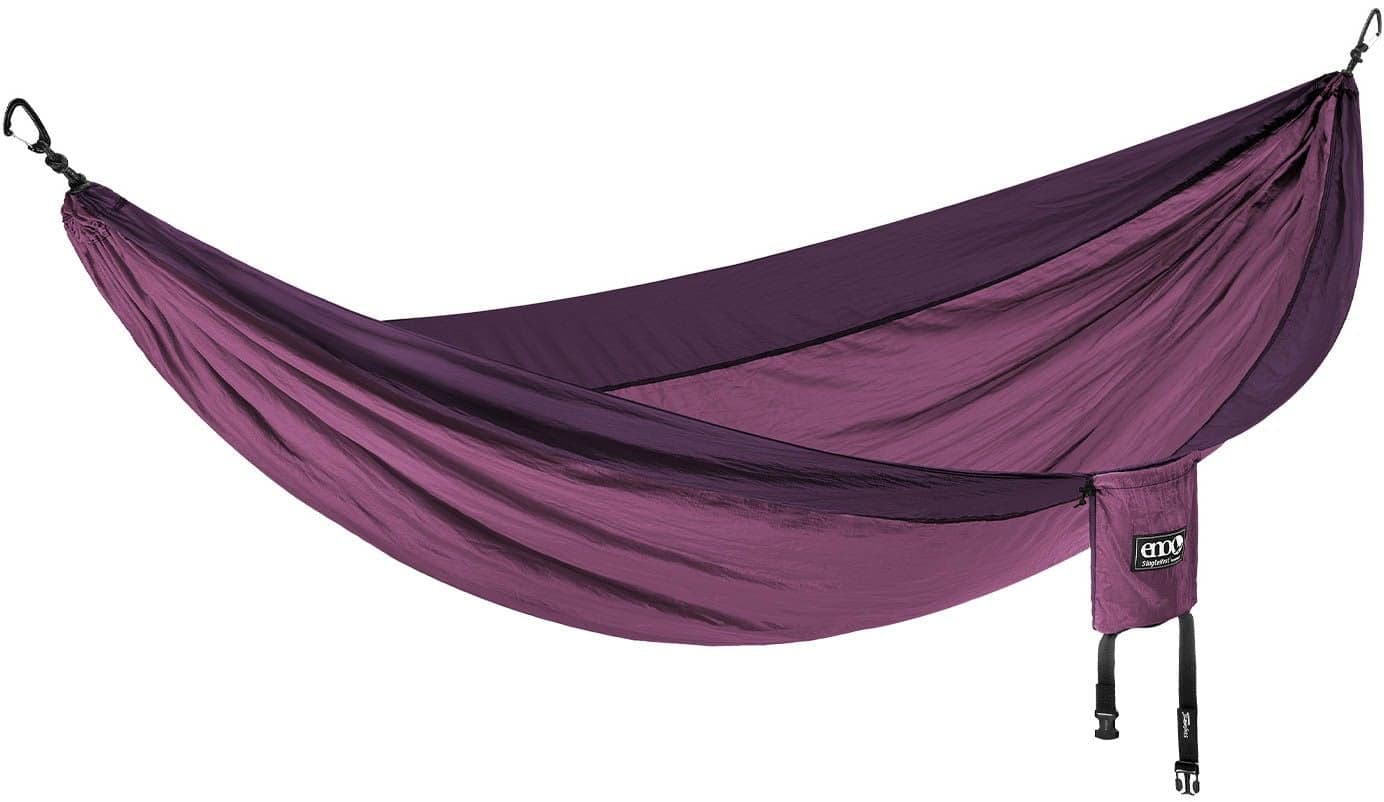 Eno Hammock Eno SingleNest Bluesign yhden hengen riippumatto, vaalea viininpunainen/violetti