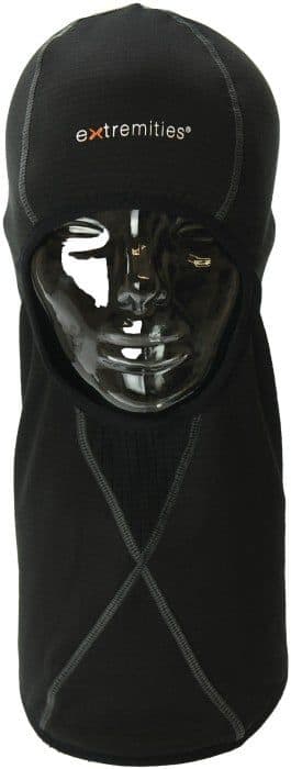 Extremities Flux balaclava, musta/harmaa