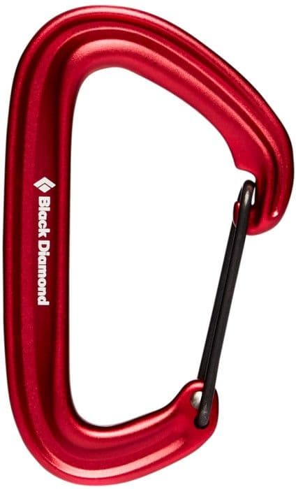 Black Diamond Litewire karabiinihaka, punainen