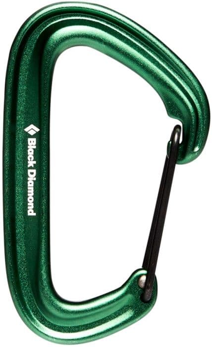 Black Diamond Litewire karabiinihaka, vihreä