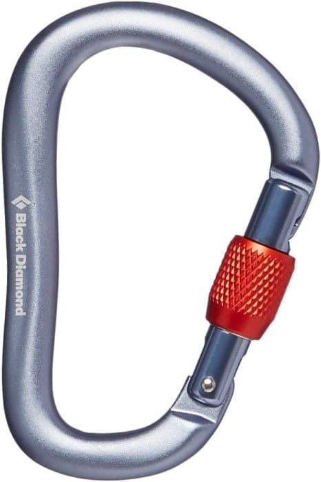 Black Diamond Rocklock Screwgate Carabiner lukittava karbiini, harmaa