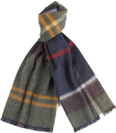 Barbour Rosefield Tartan Scarf Classic lampaanvillahuivi