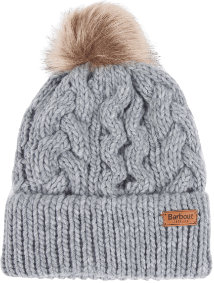 Barbour Penshaw Cable Beanie pipo, harmaa