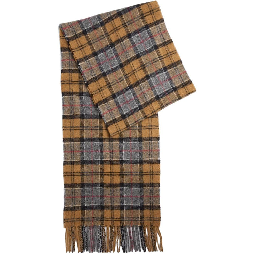 Barbour Tartan Lambswool Scarf Dk Dress Tartan