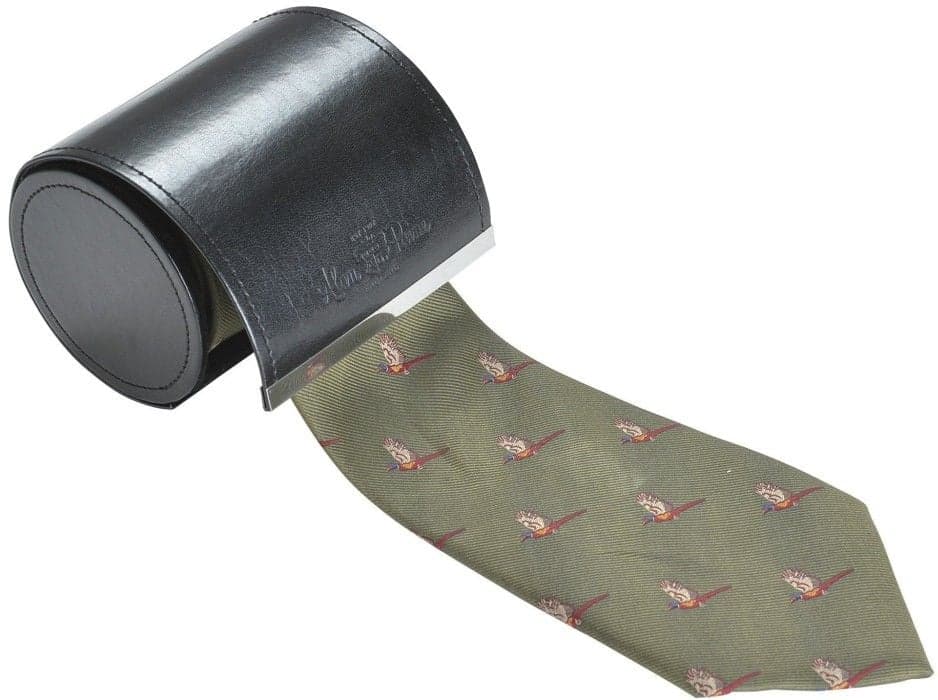 Alan Paine Ripon Silk Tie Flying Pheasant Olive