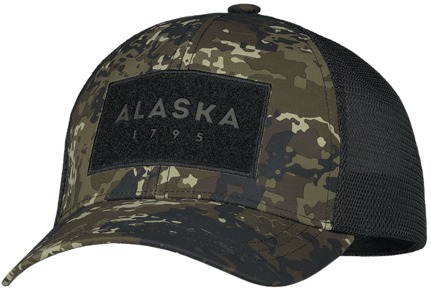 Alaska 1795 Trucker Cap lippalakki, BlindTech Forest/Black