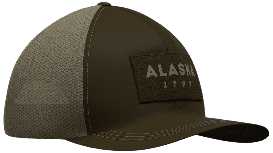 Alaska 1795 Trucker Cap lippalakki, ruskea / vihreä