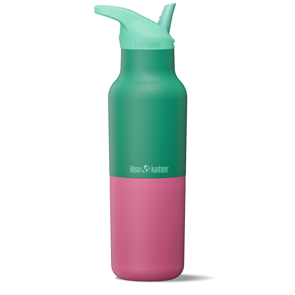 Klean Kanteen Rise Vacuum Classic 473Ml (W/ Flip Seal Sport) Parakeet Kaleidoscope