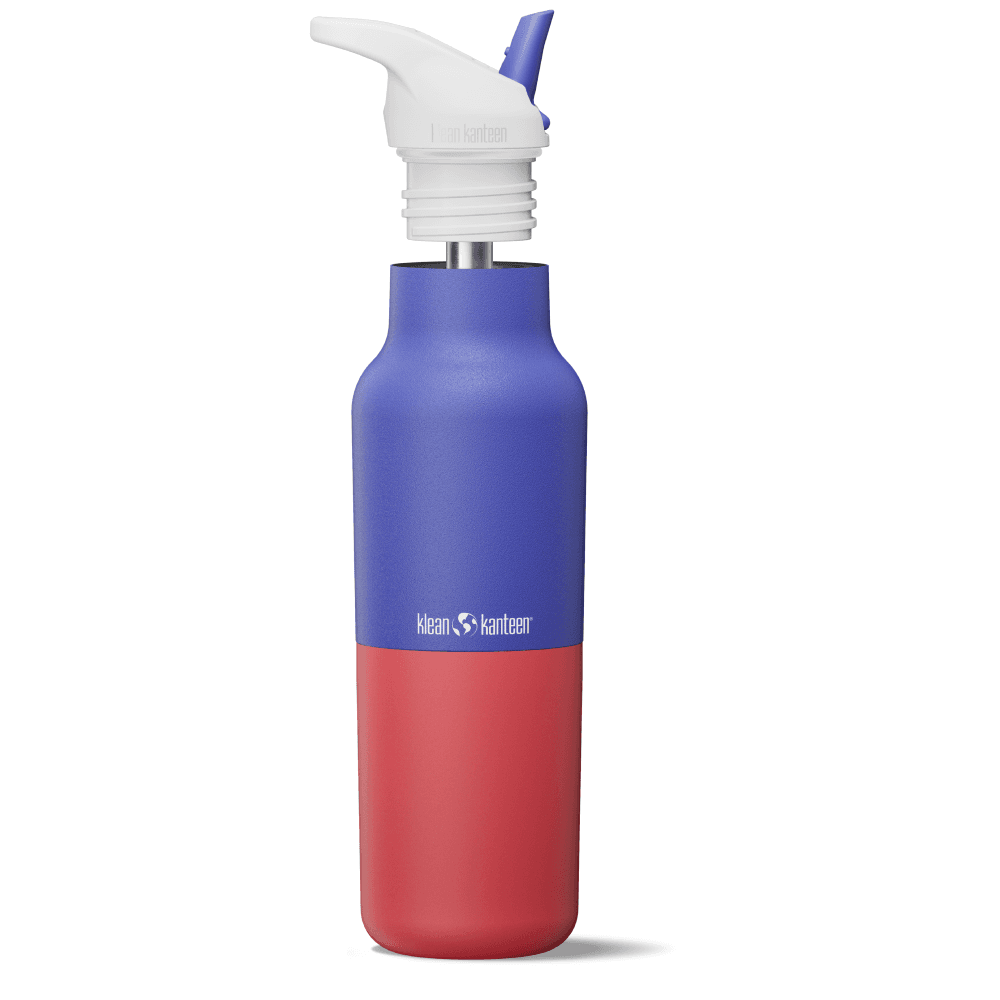 Klean Kanteen Rise Vacuum Classic 473Ml (W/ Flip Seal Sport) Dazzling Blue Kaleidoscope