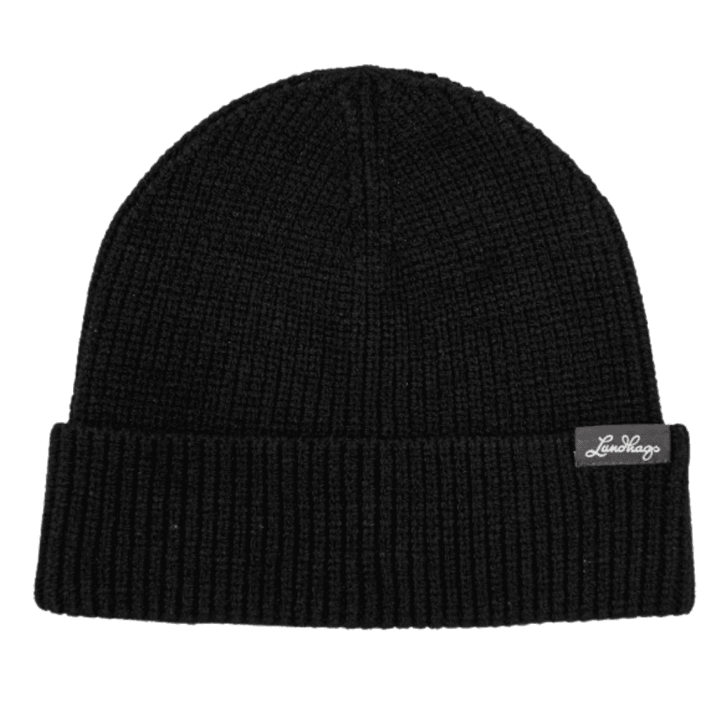 Lundhags Core Ribbed Beanie Black
