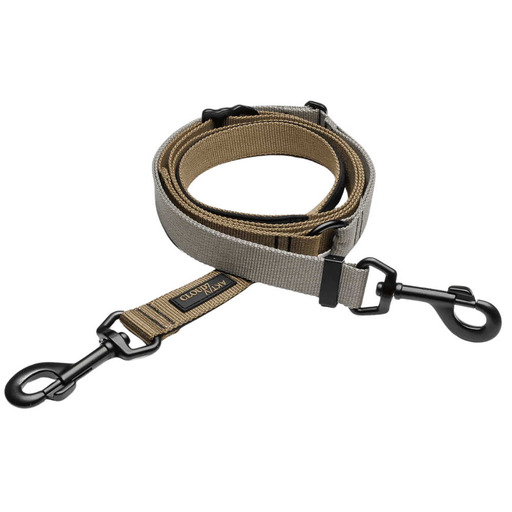 Cloud7 L-1-Hands-Free-Leash S Khaki / Grey
