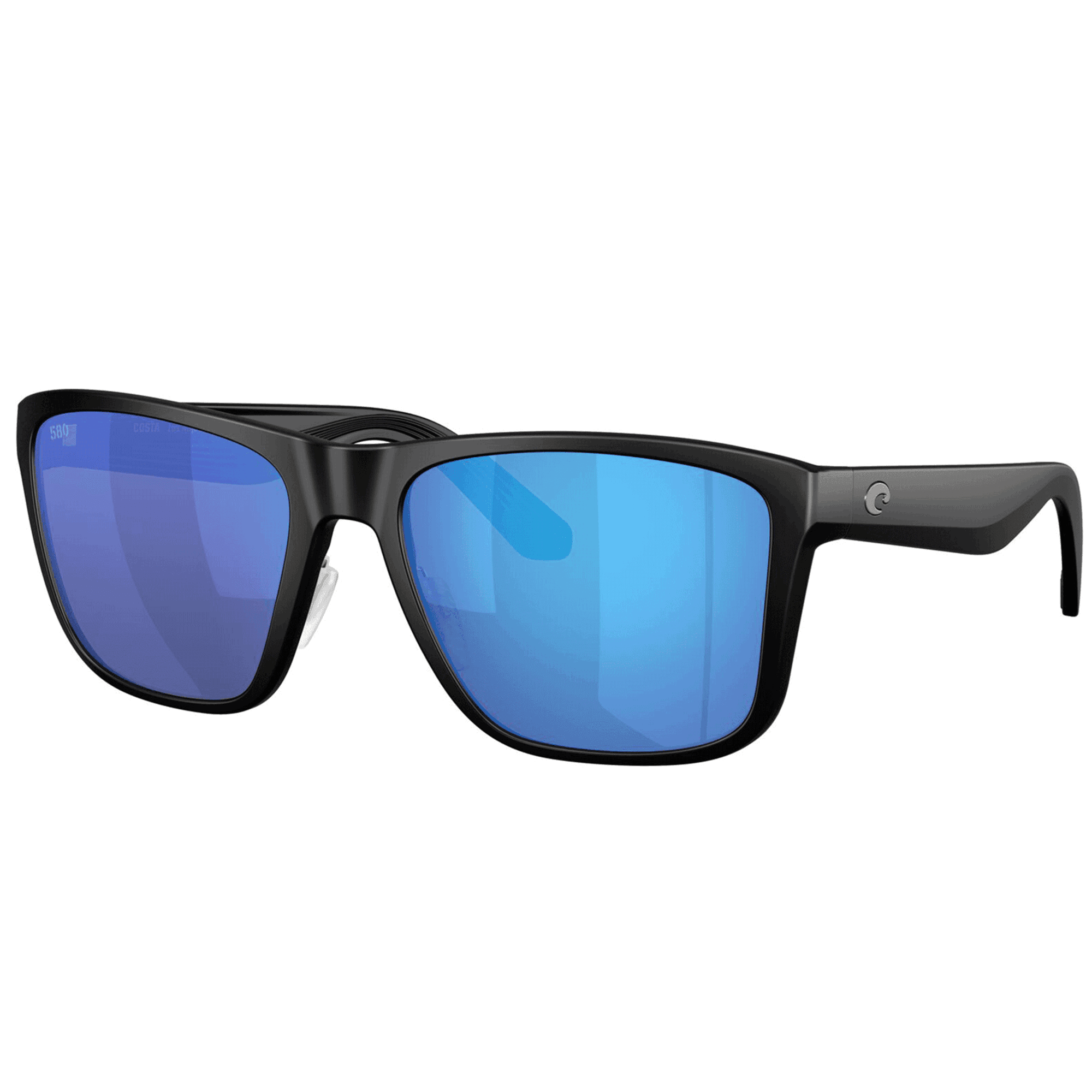 Costa Los Alijos Matte Black Blue Mirror 580G