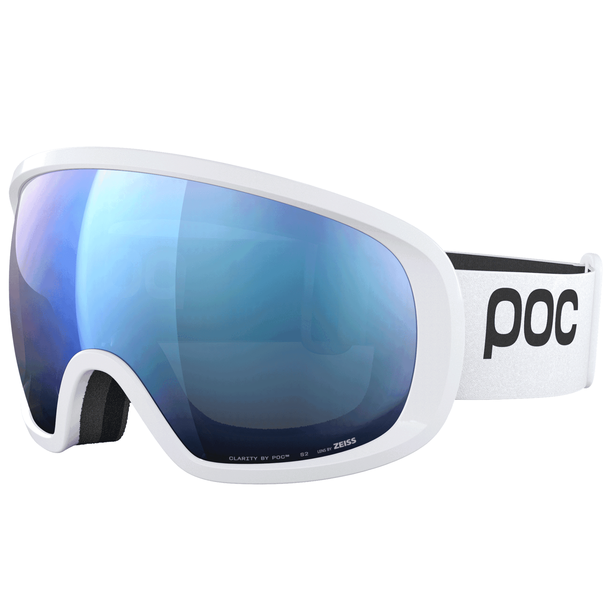 POC Fovea Hydrogen White Partly Sunny Blue