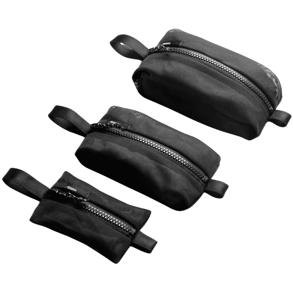 Matador Mesh Organizer Bag Set 3-Pack Black