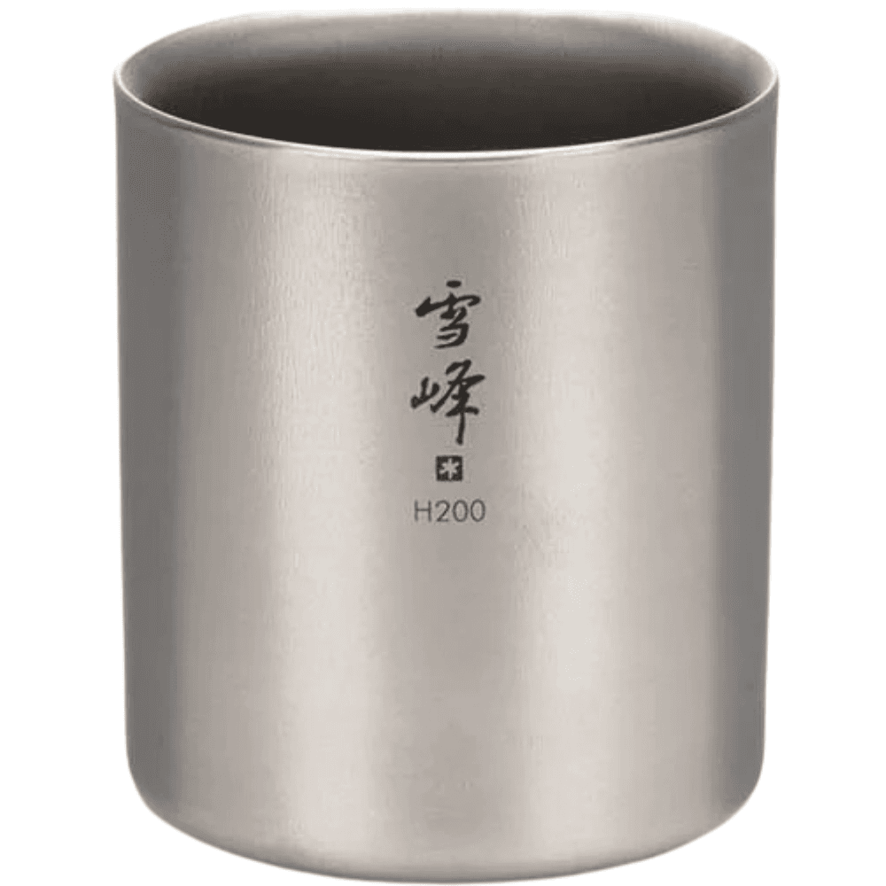 Snow Peak Titanium Double Wall H200 Stacking Mug