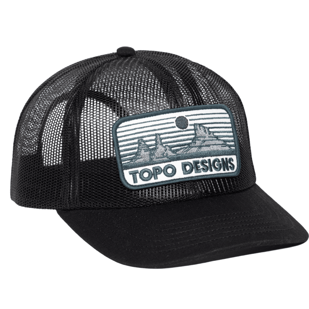 Topo Designs Patch Mesh Trucker - Desert Dusk Black