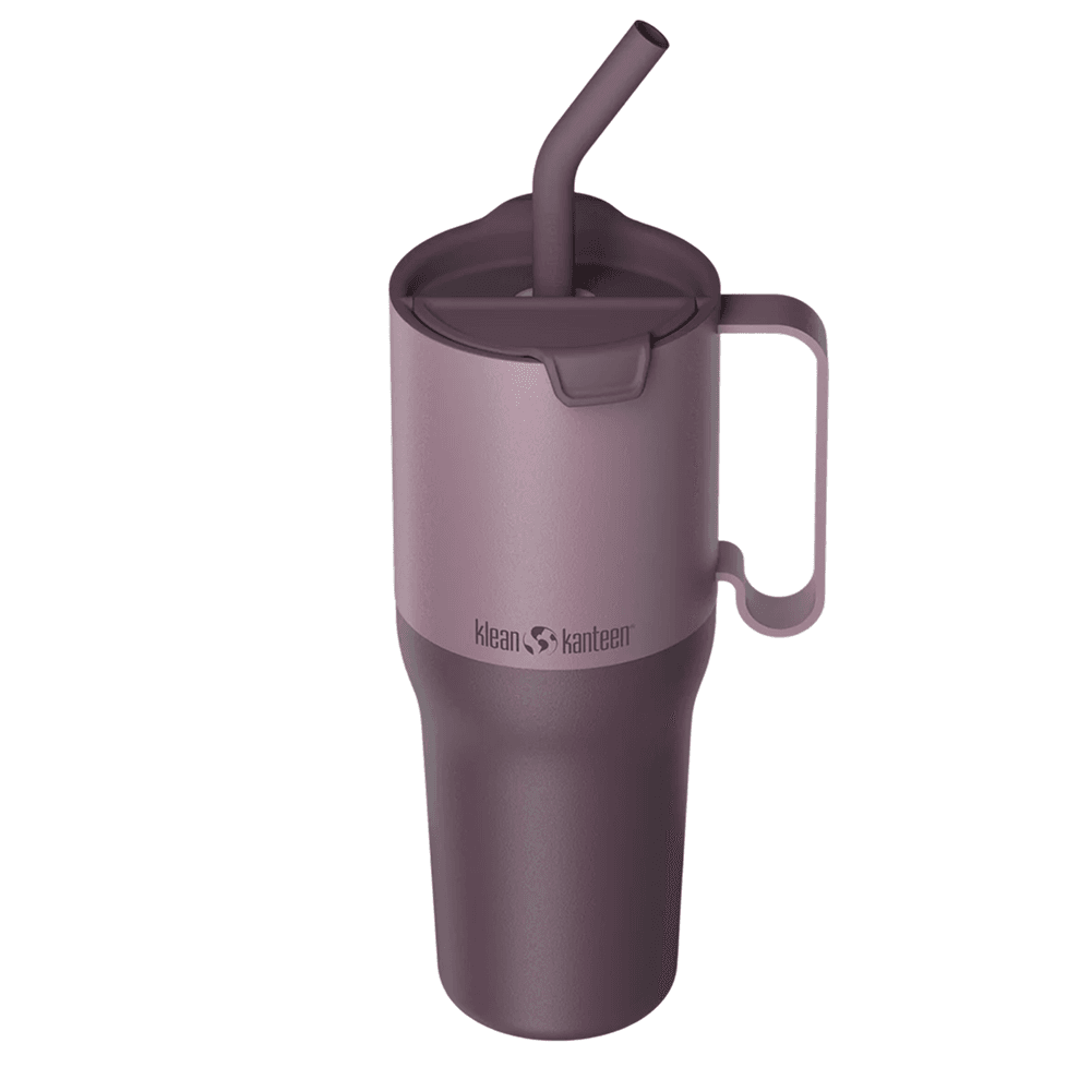 Klean Kanteen Rise Tumbler 1064Ml (W/Straw & Flip Lid) Dusty Orchid