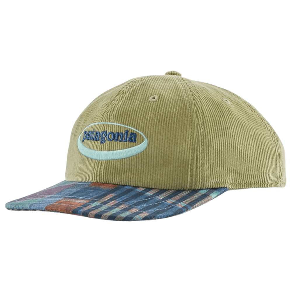 Patagonia Corduroy Cap 95 Oval Logo: Gmtr Green