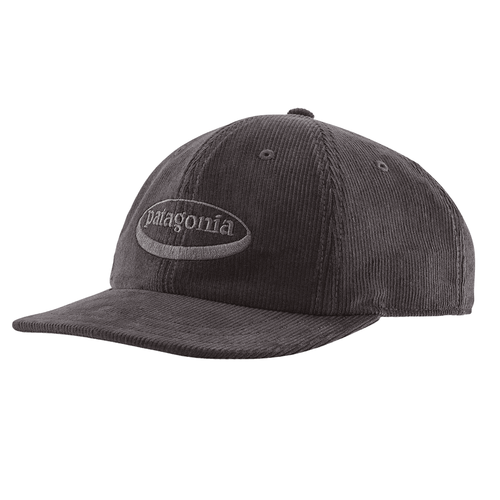 Patagonia Corduroy Cap 95 Oval Logo: Ink Black