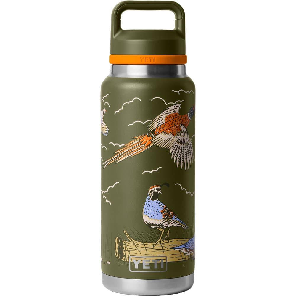 Yeti Rambler 36 Oz Bottle C Chug Upland Bird Olive