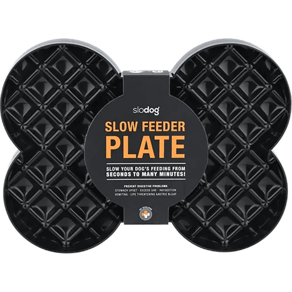 Hundskål Lickimat Slow Feeder Plate 35X26X3Cm Black