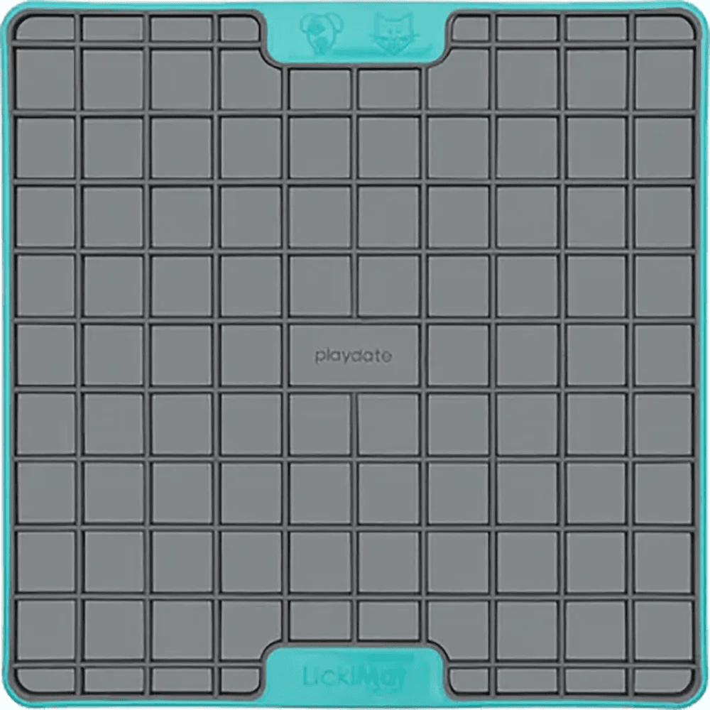 Hundskål Lickimat Playdate Tuff 20Cm Turquoise