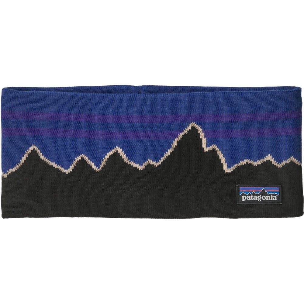 Patagonia Powder Town Headband Classic Fitz Roy: P6 Blue