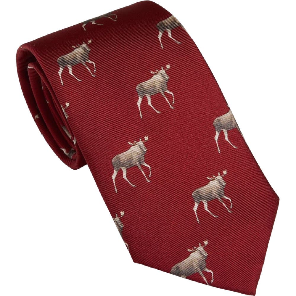 Laksen Elk Tie Vintage Red