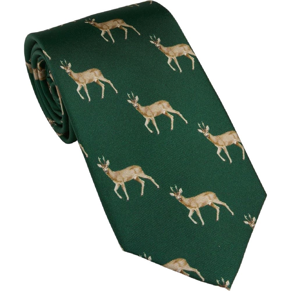 Laksen Roe Buck Tie BRG