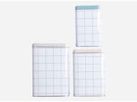 House Doctor säilytyspurkkisetti, ruudullinen